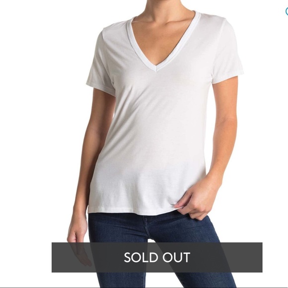 💕HP💕White Rag & Bone v neck tee - Picture 3 of 12